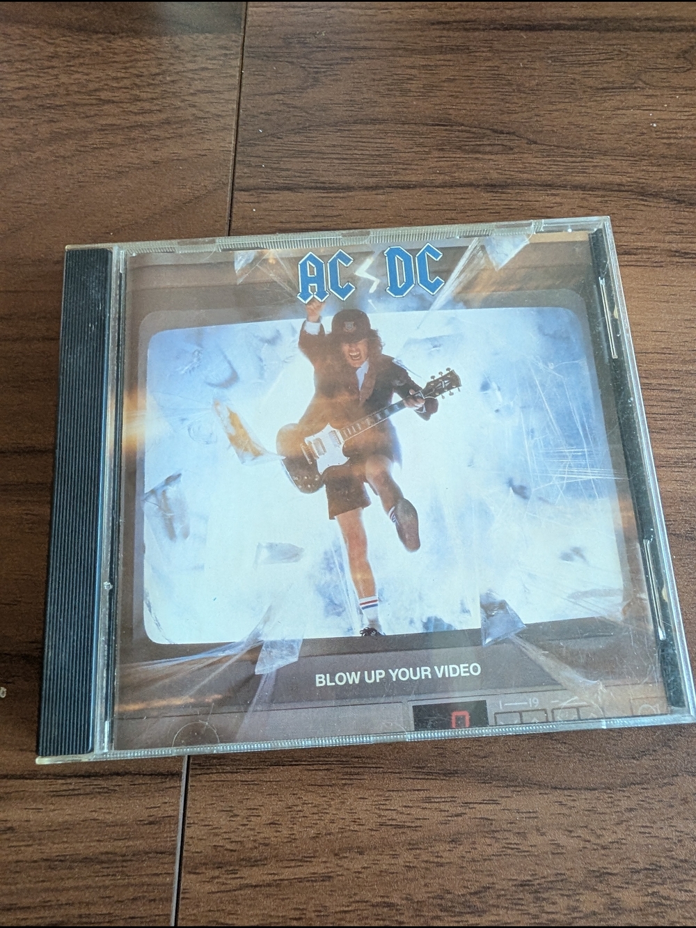 AC/DC CD Cover — Blue and Brown Artwork